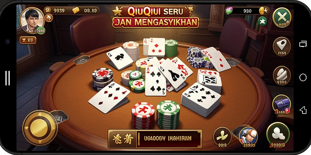 Tampilan gameplay QiuQiu yang menarik dan menantang.