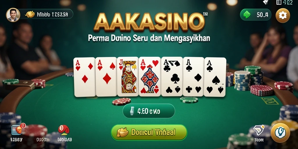 Gameplay domino yang seru dan menantang di AAKASINO.