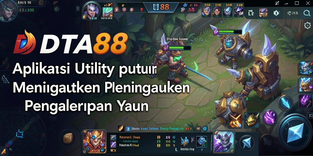 Tampilan antarmuka DOTA88 yang sederhana dan intuitif.