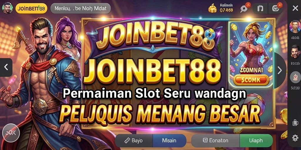 Tampilan gameplay Slot yang mendebarkan dalam JOINBET88.