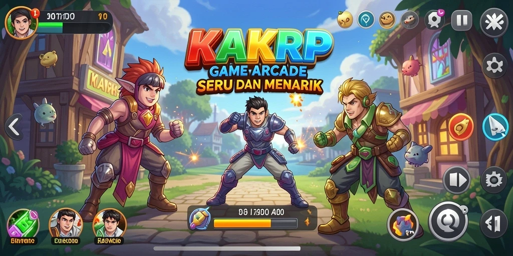 Tampilan menarik dari gameplay KAKRP yang seru dan menantang.