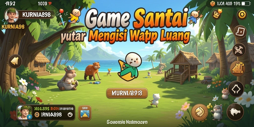 Tampilan gameplay seru KURNIA898 yang penuh warna dan tantangan.