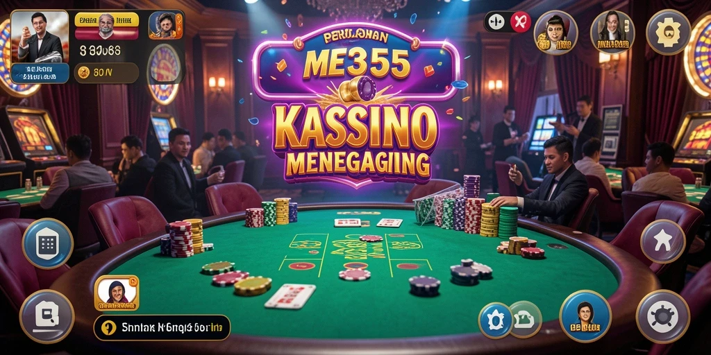 Gameplay ME355 yang menarik dan mendebarkan dalam dunia Kasino.