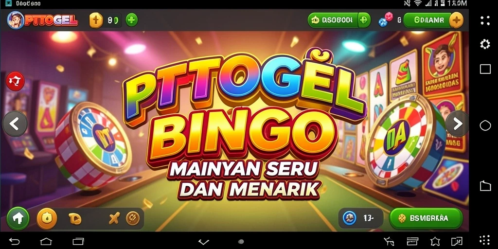 Tampilan gameplay Bingo yang menarik dan penuh warna.